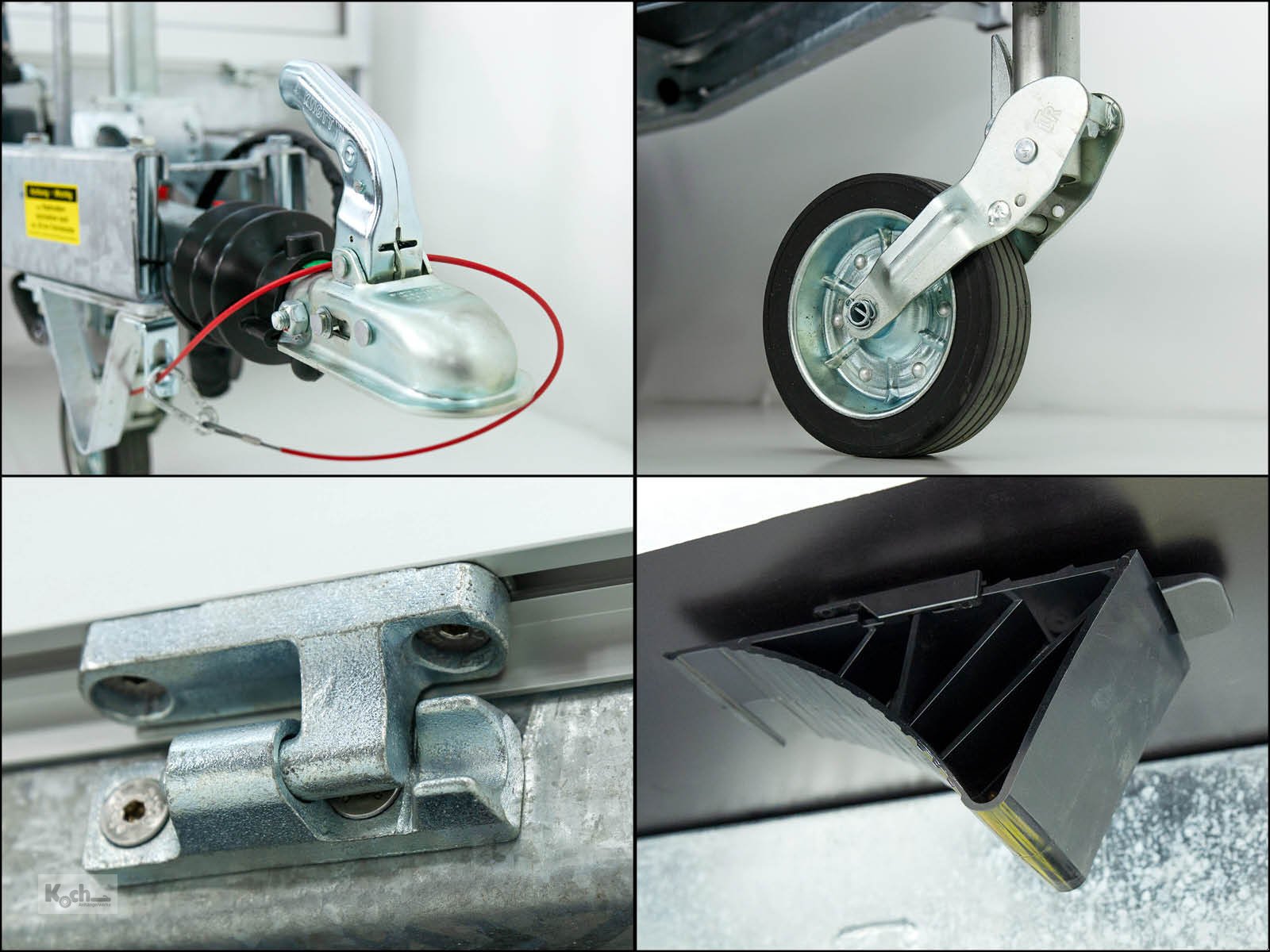 Anhänger des Typs Sonstige Heckkipper 150x250cm 1,3t|E-Pumpe|Gitter 60cm (Ki12312074So), Neumaschine in Winsen (Luhe) (Bild 16)